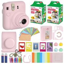 Câmera Instax Mini 12 Fujifilm Rosa - Kit com Acessórios