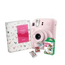 Câmera Instax Mini 12 Rosa Com Álbum Fotos E Filme 10 Poses