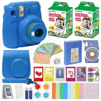 Câmera Instax Mini 9 Fujifilm Azul Cobalto com Acessórios