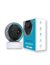 Câmera Inteligente 360Rotativa 1080P Wifi Conexão Alexa Google Home Visão Noturna - Nova Digital - Nova Digital