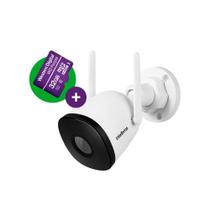 Câmera Inteligente Full HD iM5 SC com MicroSD 32GB Branca Intelbras