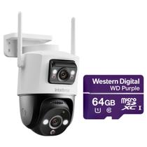 Câmera Inteligente Wi-Fi 3 Megapixels 360º c/ Cartão 64GB iM9+ Full Color Intelbras