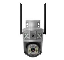 Câmera Inteligente Wifi Full Hd Externa Prova D'água Lente Dupla Ip66 Câmera Inteligente Wifi Full Hd Externa Prova D'água Lente Dupla Ip66