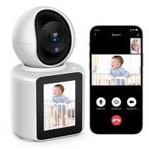 Câmera interna MYPIN 2K de vídeo/áudio bidirecional com aplicativo de telefone