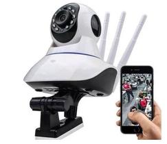 Câmera Ip 1.3mp 720p Hd Wireless Wifi Audio Sd P2P HD 3 Antenas Câmera Ip 1.3mp 720p Hd Wireless Wifi Audio Sd P2P HD 3 Antenas