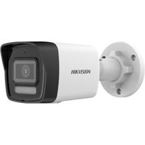 Camera ip 2mp hikvision 2.8mm 30m bullet ip67 ds-2cd1023g2-liu luz hibrida com audio r.31101