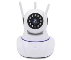 Câmera Ip 3 Antenas Onvif Wifi Wireless Yoosee Visão Noturna Segurança Robô - IP Camera