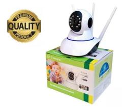 Câmera Ip 3 Antenas Onvif Wifi Wireless Yoosee Visão Noturna Segurança Robô - IP Camera