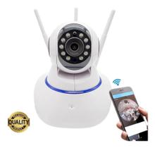 Câmera Ip 3 Antenas Wifi Visão Noturna Auto Tracking