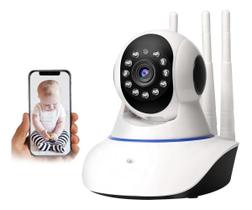 Câmera Ip 3 Antenas Wifi Wireless 3 Geração Visão Noturna Câmera Ip 3 Antenas Wifi Wireless 3 Geração Visão Noturna
