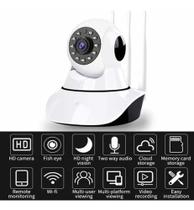 Câmera Ip 3 Antenas Wifi Wireless Visão Noturna
