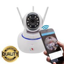 Câmera Ip 3 Antenas Wifi Wireless Visão Noturna - Pré Vendida