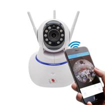 Câmera Ip 3 Antenas Wifi Wireless Visão Noturna - Pré Vendida
