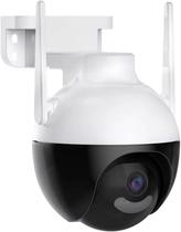 Câmera IP 4MP WiFi Dome Rotativa com Visão Noturna, Branco ICSee