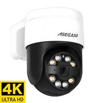 Câmera IP 8MP 4K PTZ Externa AI Detecção Facial Áudio POE H.265 Onvif CCTV RTSP Detecção Humanóide