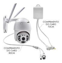 Câmera IP à Prova D'água Infravermelho Externa Wifi Full HD 5MP com Visão Noturna Câmera IP à Prova D'água Infravermelho Externa Wifi Full HD 5MP com Visão Noturna