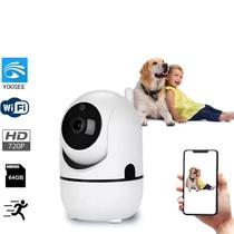 Câmera IP Babá Eletrônica Wi-Fi Com Sensor De Movimento