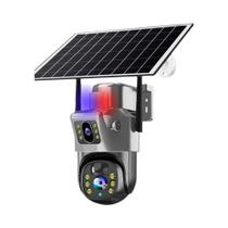 Câmera IP CCTV Solar 4G WiFi 8MP - Monitoramento 360° com Detecção de Movimento AI
