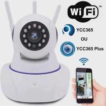 Câmera Ip De Segurança 3 Antenas Wifi Yoosee Proteção Casa