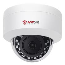 Câmera IP Dome Anpviz 5MP PoE com áudio/microfone, visão noturna de 98 pés Câmera IP Dome Anpviz 5MP PoE com áudio/microfone, visão noturna de 98 pés