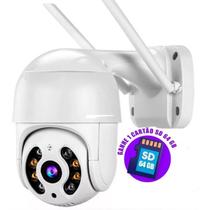 Câmera Ip Externa 100% Prova Dágua + Cartao De Memoria