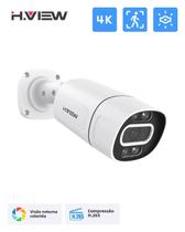Câmera IP Externa 4K 5MP 8MP Poe AI Detecção Facial H.265 CCTV Onvif XMLE Vigilância Por Vídeo