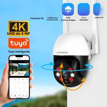 Câmera IP Externa 8MP 4K Tuya Smart AI Detecção Humana Rastreamento Automático WIFI CCTV Vigilância Câmera IP Externa 8MP 4K Tuya Smart AI Detecção Humana Rastreamento Automático WIFI CCTV Vigilância