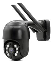Câmera IP Externa ABQ-A8 Prova D'água Infravermelho Full Hd App Icsee Cor Preto