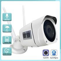 Câmera IP Externa Com Cartão SIM 4G 5MP HD Sem Fio WIFI 1080P Vigilância Por Vídeo CCTV Metal P2P