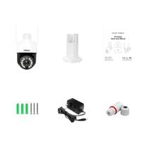 Câmera IP Externa De 5MP Com Zoom 20X, 5G Wifi, IP66 À Prova D'água, H.265, Onvif, Vigilância Por