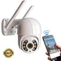 Câmera IP Externa Rotativa Wifi Auto Tracking Full HD 1-2MP