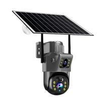 Câmera IP Externa Solar 4G WIFI Sem Fio CCTV Vigilância Smart Home HD PIR Rastreamento Automático
