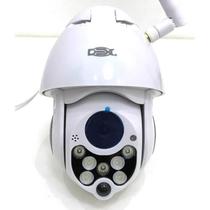 Câmera Ip Hd Externa Speed Dome Zoom 4x Wifi Prova De Água DX-W5