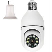Camera Ip Inteligente Lampada Monitor Panoramica Wifi Espiã