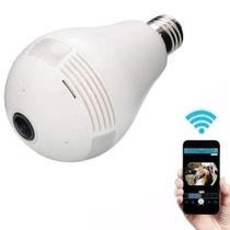 Camera Ip Lâmpada Segurança 360 Visão Noturna Espiã Wifi Hd - Buy Now