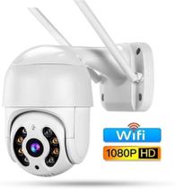 Câmera Ip Lâmpada Wifi Full Hd Visão Noturna Yoosee Y817 Branco Câmera Ip Lâmpada Wifi Full Hd Visão Noturna Yoosee Y817 Branco