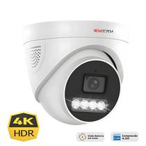 Câmera IP POE 4K 4MP 5MP 8MP Visão Noturna Colorida Dome CCTV Compatível Com NVR