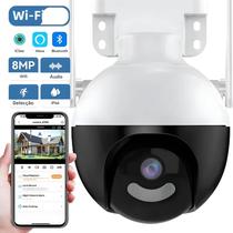 Câmera IP PTZ 4K WiFi 8MP Para Exterior Com Detecção Humana Por IA, Áudio Bidirecional E Vigilância Câmera IP PTZ 4K WiFi 8MP Para Exterior Com Detecção Humana Por IA, Áudio Bidirecional E Vigilância
