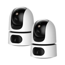 Câmera IP PTZ WiFi De Lente Dupla 4K 8MP Com Zoom 10X E Rastreamento Automático Para Monitoramento