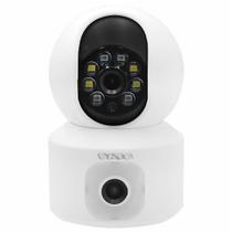 Camera IP Satellite A-CAM001 HD com Wi-Fi e Microfone - Branca Camera IP Satellite A-CAM001 HD com Wi-Fi e Microfone - Branca