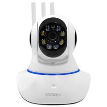 Camera IP Satellite A-CAM005 com Wi-Fi e Microfone - Branca Camera IP Satellite A-CAM005 com Wi-Fi e Microfone - Branca