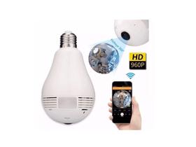Câmera Ip Segurança Lâmpada 360 Panorâmica Espiã Wifi V380 - Panoramic Camera