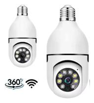 Camera Ip Segurança Lampada Panoramica Wifi Prova dÁgua Infravermelho Camera Ip Segurança Lampada Panoramica Wifi Prova dÁgua Infravermelho