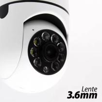 Câmera Ip Segurança Lâmpada Panorâmica Wifi1080 Espiã Natal