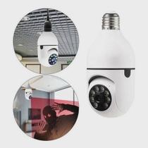 Câmera Ip Segurança Lampada Wifi Smart Camera