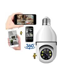 Camera Ip Segurança Lampada Y Panoramica Espia Sensor - E-Think