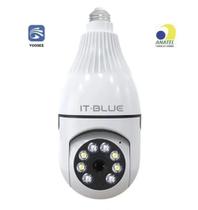 Câmera Ip Segurança Panorâmica Lâmpada 360 Wifi Espiã Yoosee Sc-b14 - It-Blue
