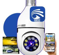 Câmera Ip Segurança Yoosee Lâmpada Rotativa Panorâmica Wifi Câmera Ip Segurança Yoosee Lâmpada Rotativa Panorâmica Wifi