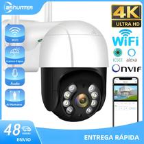 Câmera IP Sem Fio 4K 8MP Para Exterior Com Zoom Digital 5X Visão Noturna Colorida Rastreamento Câmera IP Sem Fio 4K 8MP Para Exterior Com Zoom Digital 5X Visão Noturna Colorida Rastreamento