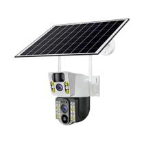 Câmera IP Solar 4K Externa Com Dupla Lente WiFi Visão Noturna Monitoramento 360 Automação Câmera IP Solar 4K Externa Com Dupla Lente WiFi Visão Noturna Monitoramento 360 Automação